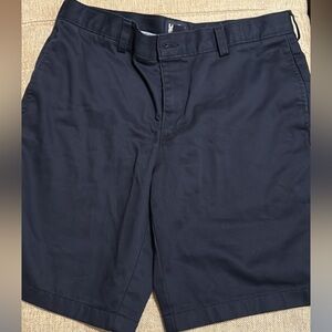 Lands' End Boys  Dark Blue Flat Front Shorts